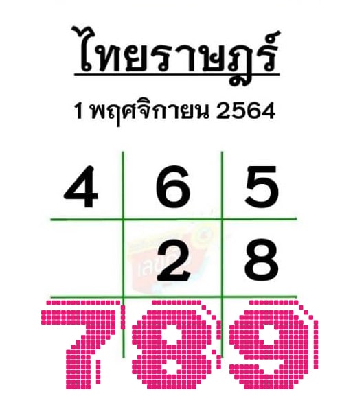 หวยเด็ด ไทยราษฎร์