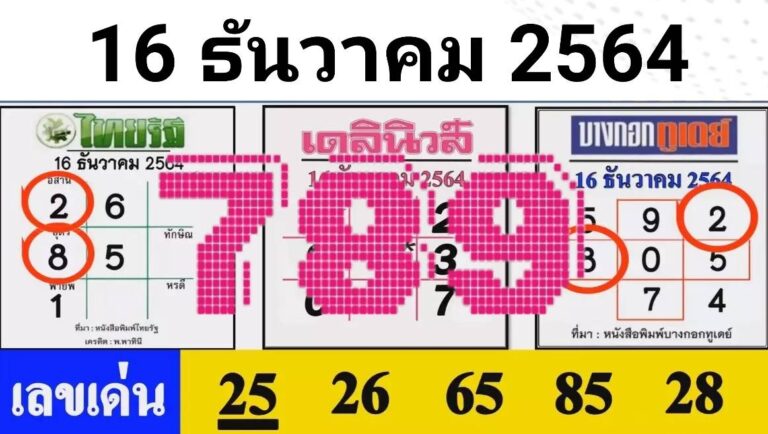 หวยเด็ด เลขชนสำนักพิมพ์