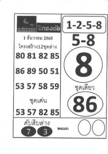 หวยเด็ด หวยปักธงชัย1-12-65