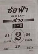 หวยช่อฟ้า 16-3-66