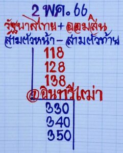 หวยอินทรีเฒ่า 2-5-66