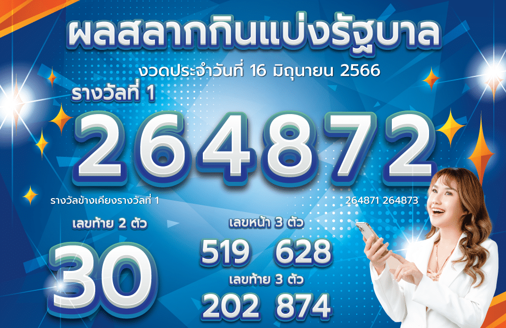 ตรวจหวย 16-6-66