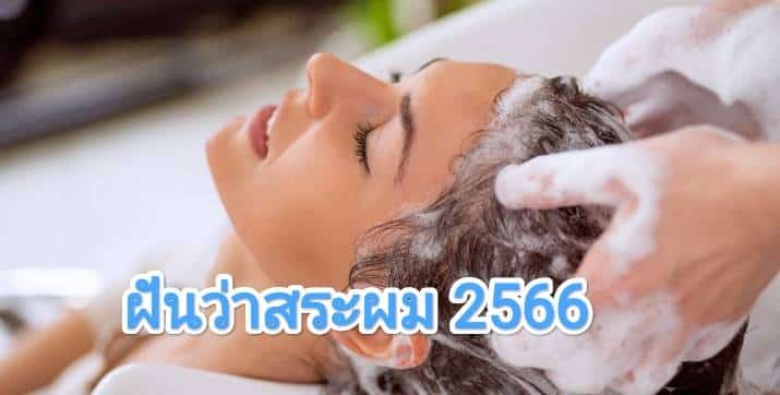 ฝันว่าสระผม 2566