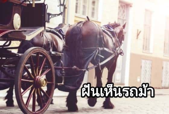 ฝันเห็นรถม้า 2566