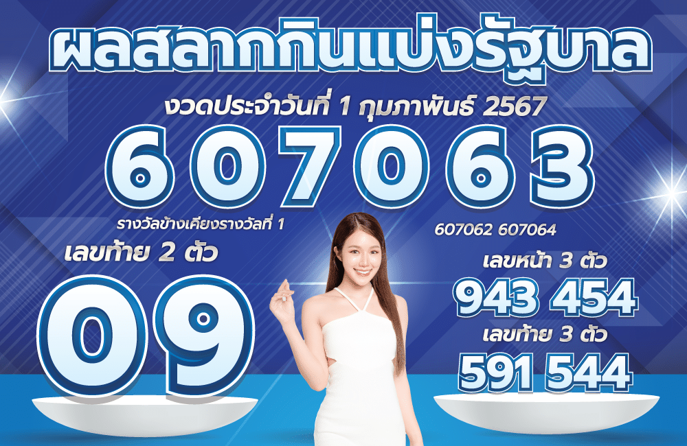 ตรวจหวย 1-2-67