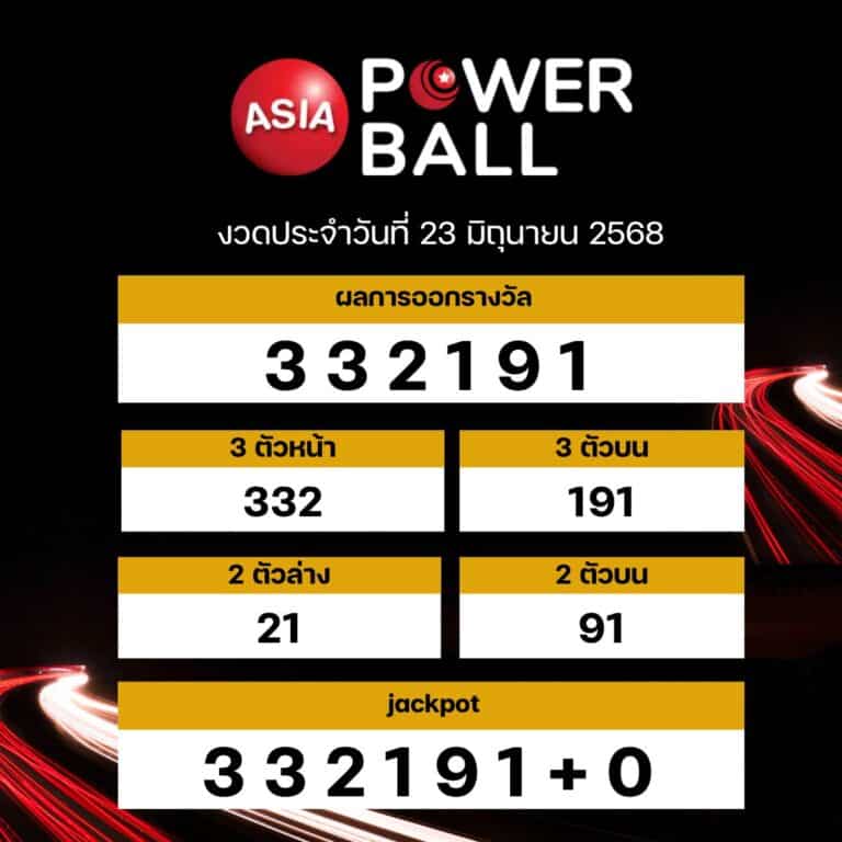 เอเชียพาวเวอร์บอล 23-06-68