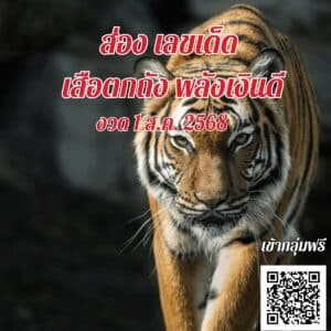 ข่าวหวย เลขเสือตกถัง