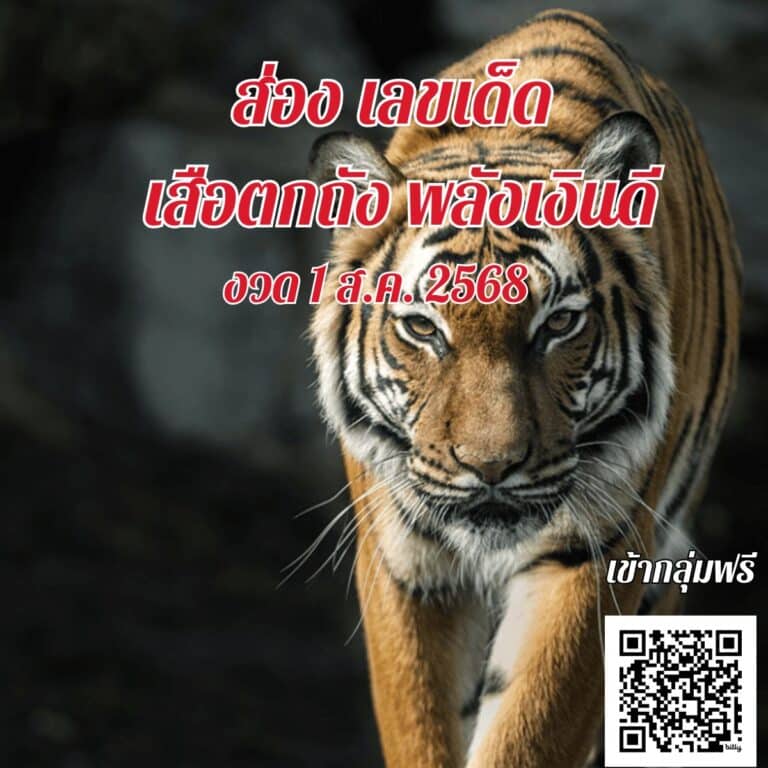 ข่าวหวย เลขเสือตกถัง