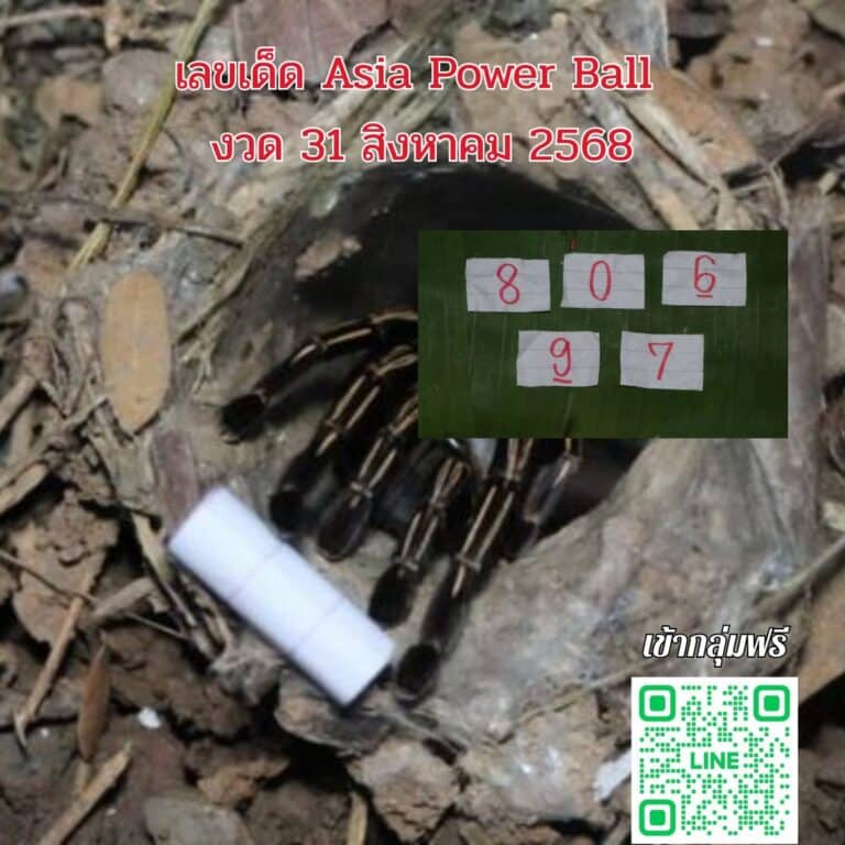 ทีเด็ดหวยรายวัน 31-08-68